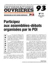 Informations Ouvrières spécial Seine St Denis - février 2012