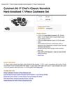 Cuisinart 66-17 Chef's Classic Nonstick Hard-Anodized 17-Piece Cookware Set