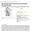 Waring High Volume Commercial Juicer Extractor With Pulp Ejection