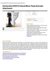 Kitchenaid KPEXTA Stand-Mixer Pasta-Extruder Attachment