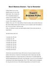 March Madness Bracket – Tips to Remember