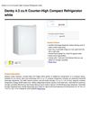 Danby 4.3 Cu.Ft Counter-High Compact Refrigerator White