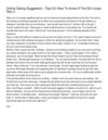 Online Dating Suggestion _ Tips On How To Know If The Girl Loves Hey U
