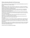 Affiliate Marketing Benefits And Shortcomings