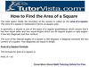 How to Find the Area of a Square