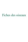 Fiches des oiseaux