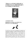 La evolución de la conducta
