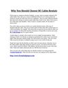 Why You Should Choose BC Cabin Rentals