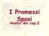 Promessi Sposi Capitolo Primo
