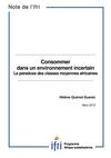 Classes moyennes en Afrique : consommer dans un environnement incertain