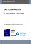 Pass EMC E20-690 Exam 