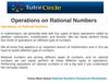 Operations on Rational Numbers