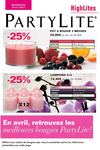 *****PARTYLITE promotions avril 2012****