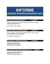 INFORME JUEGOS INTERCOLEGIADOS 2012 