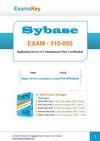 Free SYBASE 510-050 PDF 