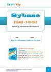Free SYBASE 510-702 PDF 