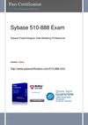 Pass SYBASE 510-888 Exam 