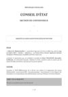 Circulaire Mademoiselle : requête en annulation, Sieur TOLLINCHI (Conseil d'Etat)