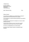 Lettre de motivation