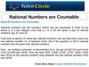 Rational Numbers are Countable