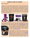 Coffee is safe or unsafe?