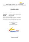 Bádminton: reglas básicas. F.E.B.