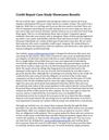 Credit Repair Case Study Showcases Results