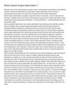 What's Search Engine Optimization _