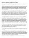 Electronic Cigarette Evaluate Client Report