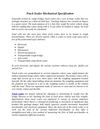Truck Scales Mechanical Specification
