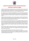 GIORGIO CAVALLERO - PROGRAMMA ELETTORALE COMUNALI 2012 - Partito Comunista dei lavoratori