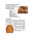 Manual para preparar melocotones con chocolate y almendras