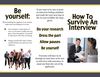 How To Survive An Interview Brochure