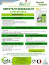 Nettoyant professionnel dégraissant écologique Biojest Pro Ecolabel UE bidon 5L - fiche technique
