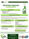 Nettoyant habitacle écologique Biojest Auto NF Environnement spray 500 ml - fiche technique