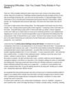 Composing Difficulties _ Can You Create Thirty Articles In Four Weeks _