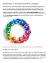 Best Examples Of Successful Social Media Campaigns