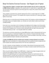Body Fat Decline Exercise Exercise - Get Ripped Like A Fighter