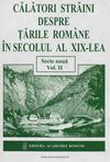 Calatori straini,vol.2, sec. XIX