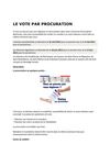 Vote par Procuration