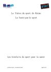 La santé par le sport