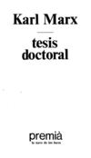TESIS DOCTORAL DE MARX