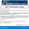 What is Independent Variable 
