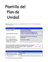  plantilla de plan de unidad