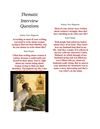 More Thematic Interview Questions