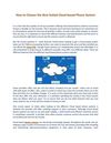 How to Choose the Best Suited Cloud-based Phone System