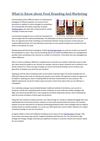 What to Know about Food Branding And Marketing