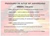 Programa de actos 50º Aniversario "Las Escuelas de Mendavia"