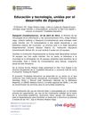 Educación y tecnología, unidas por el desarrollo de Zipaquirá