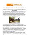 Luxury Travel Ltd to offer a New way to see the Famous Angkor sites in historic order